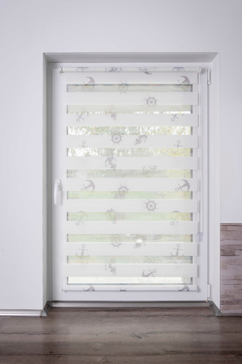 Klemmfix Doppelrollo ANKER , Lichtschutz, Rollo ohne Bohren