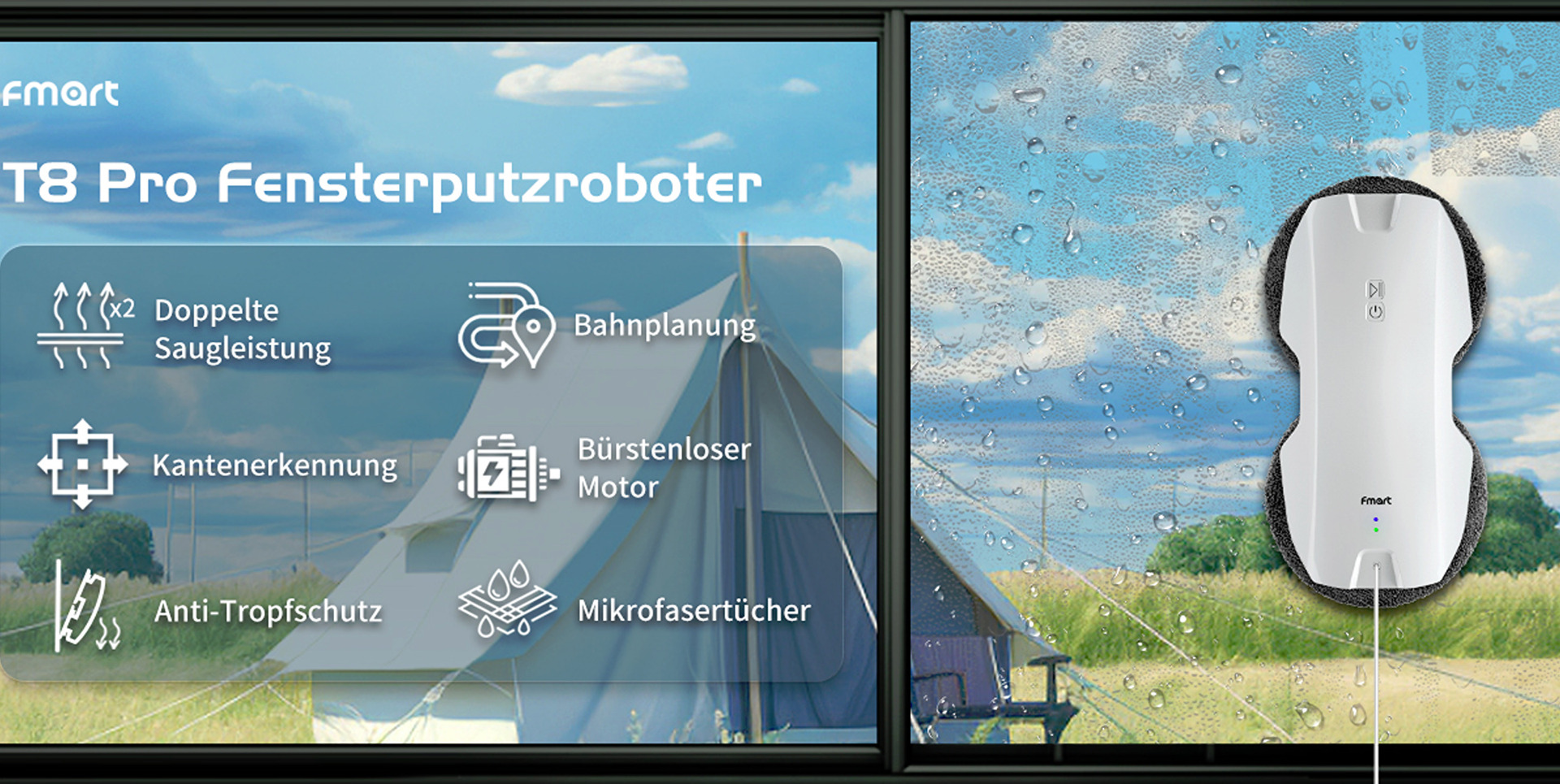  T8Pro Fensterputzroboter 