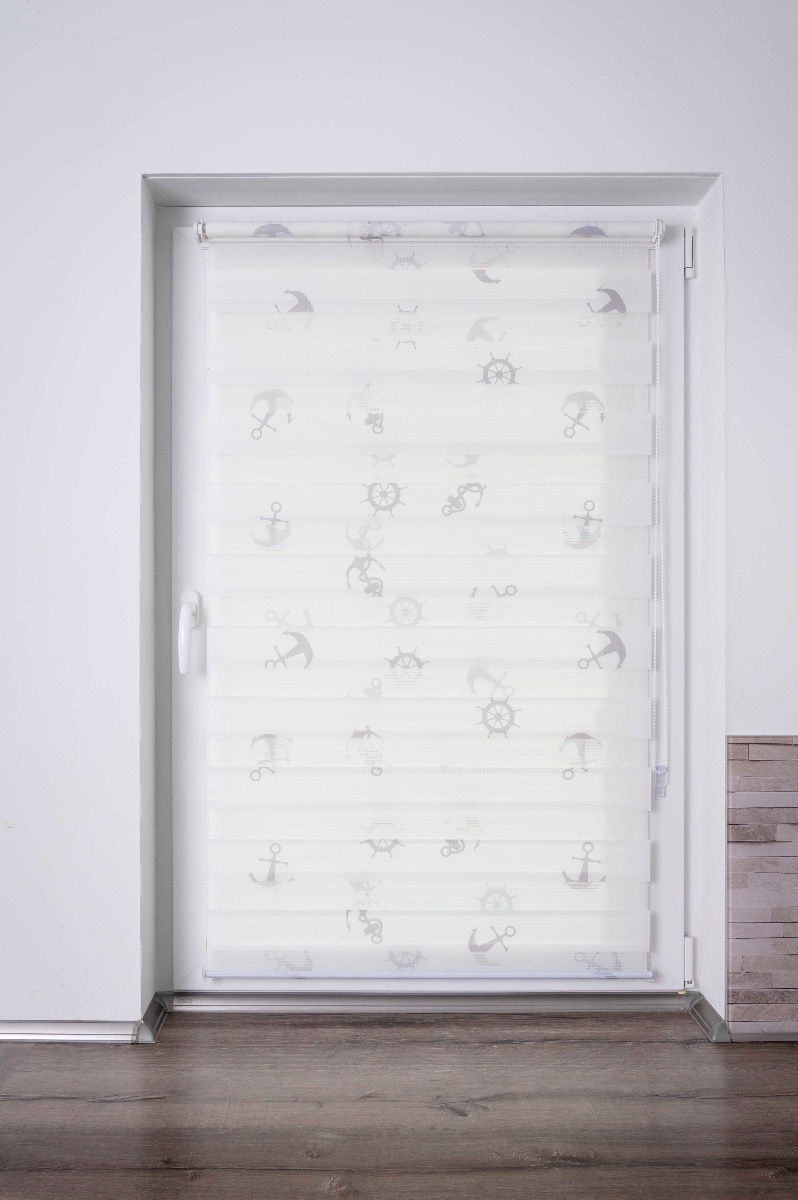 Klemmfix Doppelrollo ANKER , Lichtschutz, Rollo ohne Bohren