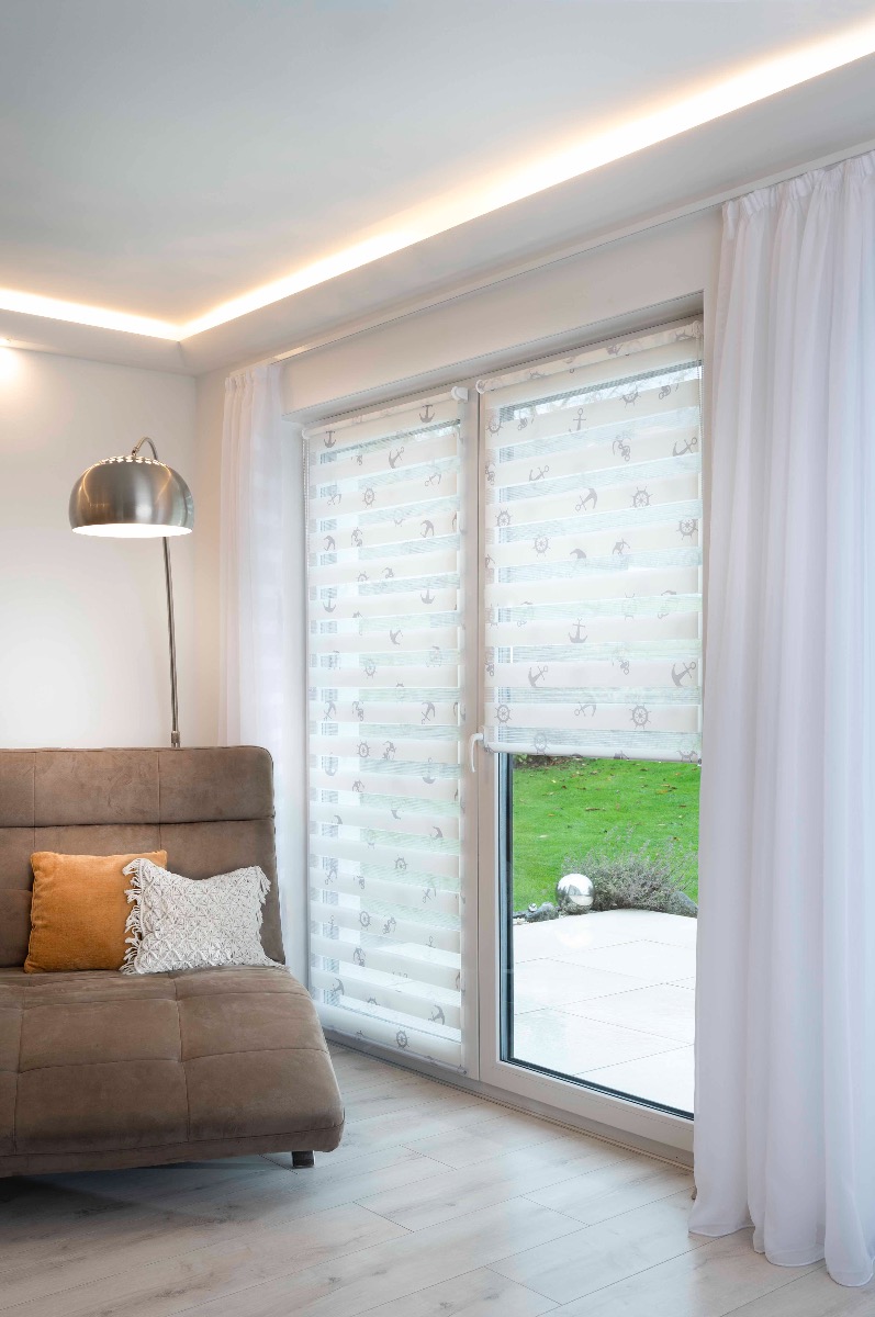 Klemmfix Doppelrollo ANKER , Lichtschutz, Rollo ohne Bohren