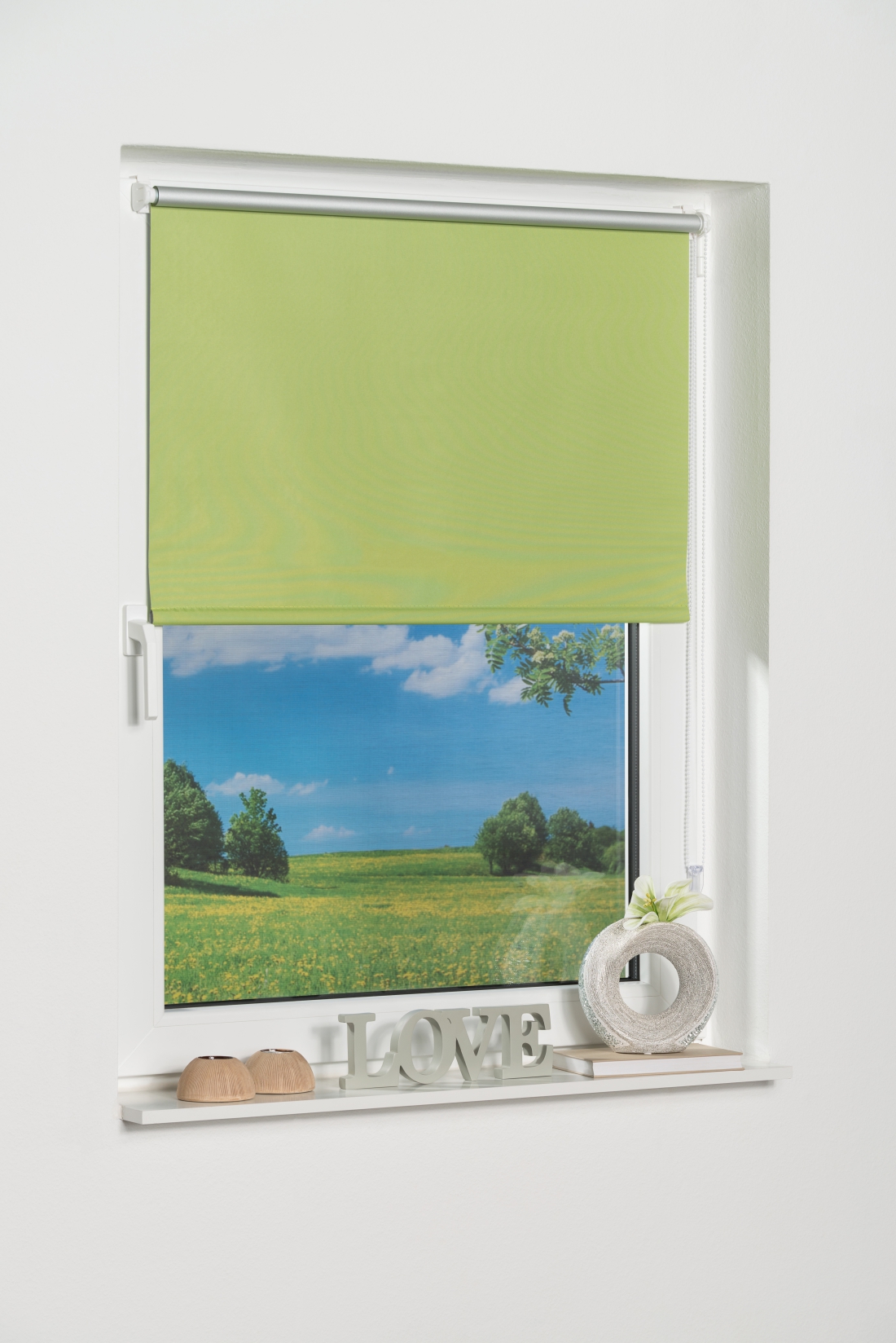 Thermo Klemmfix-Seitenzugrollo, Verdunklung, Rollo ohne Bohren