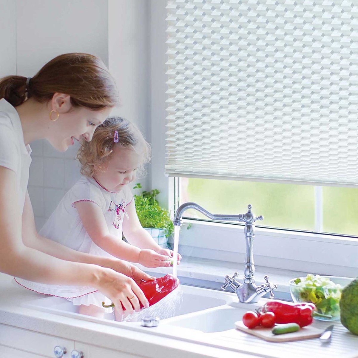 NEU: "DIAMANT" Plissee, Einzigartige 3D-Struktur - Faszinierender Lichteffekt