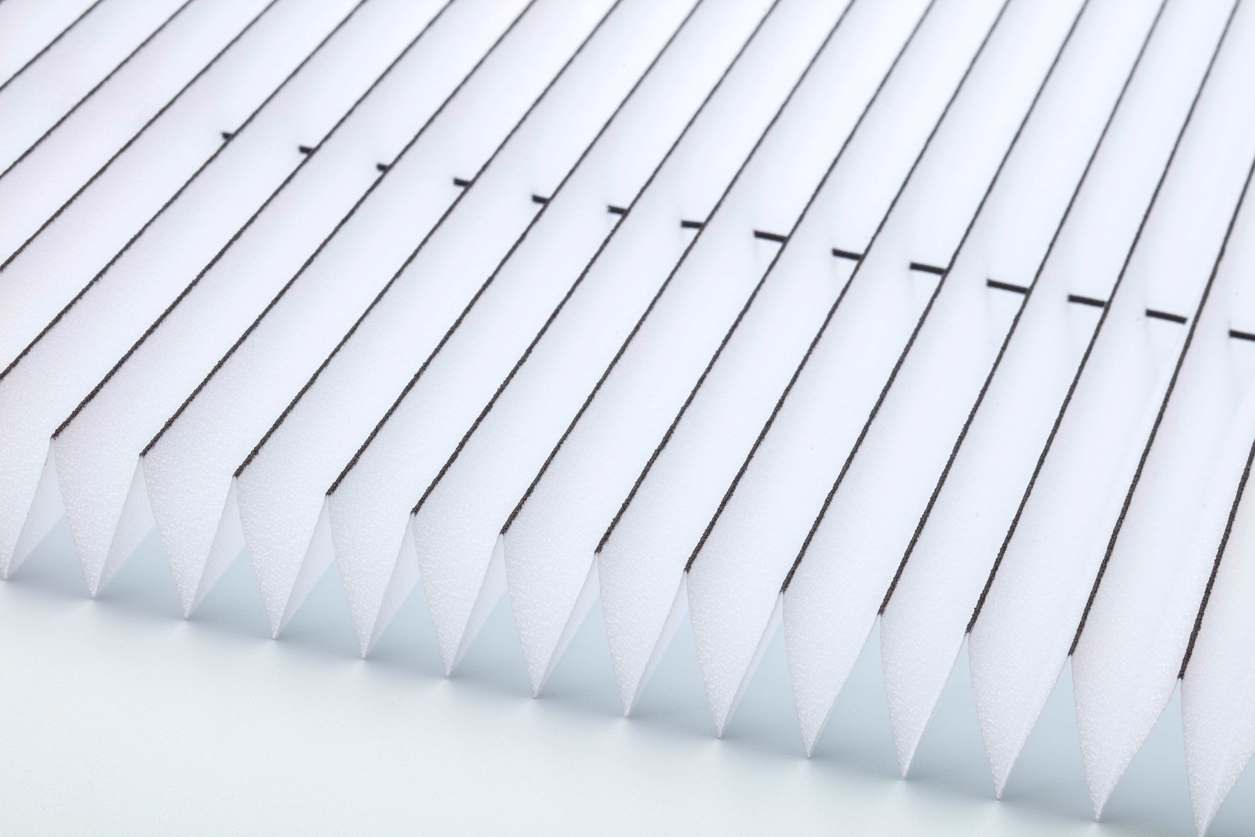 NEU: Klemmfix Plissee "FLORIDA" einzigartiges Design mit bezauberndem Lichteffekt